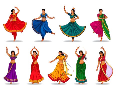 Indian Dance Poses.