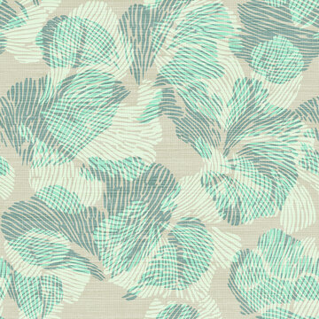 Seamless Etched Earth Botanicals pattern