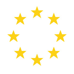 Fototapeta premium European Union Stars Circle Icon