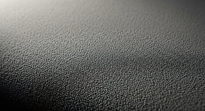 Closeup view of a textured dark gray surface with subtle lighting and shadows.
