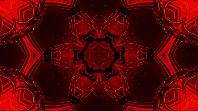Red Energy Sigil Cyber Abstract VJ Loop 4K Seamless