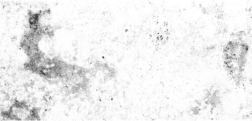 Grunge effect Black mottled concrete texture with deep stains and heavy industrial grain, ideal for high-contrast edits on a transparent background. © MalikUzair