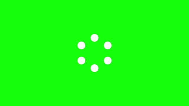 Animated loads of the famous planck collaboration logo float on a green background.