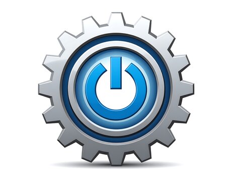 Power Icon in Gear.