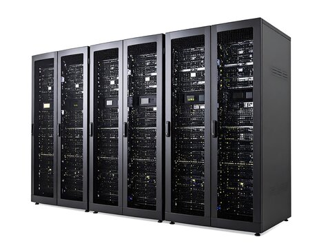 Server Racks in Datacenter.