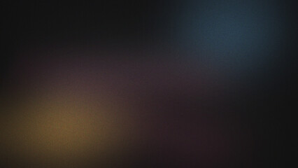 Obraz premium Textured abstract backdrop, with a grainy, effect, featuring soft, blurred areas of, dark brown, plum, and a cool, blue glow