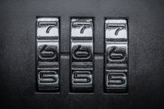 Safe combination lock with code 666