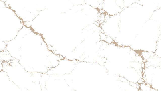 Marble texture with beige veins on white background for design and decoration purposes