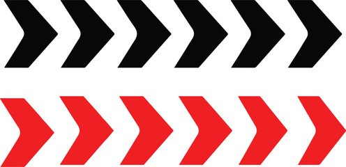 Fototapeta premium Arrow Icon Set. Colorful arrow symbols. vector icon. Arrows vector collection.