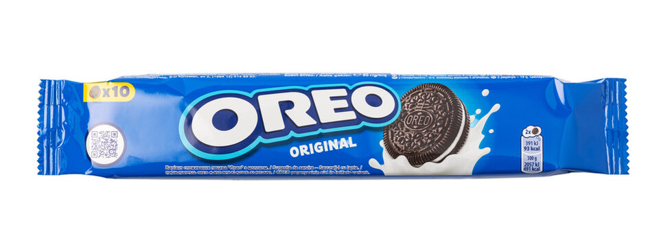 Oreo original chocolate sandwich cookies snack bar package