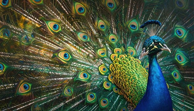 Peacock display