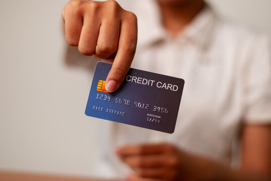 Credit card transaction process office image indoor close-up financial management