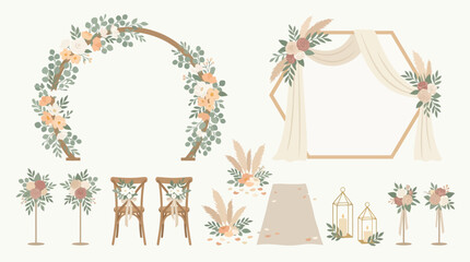 Wedding Decorations and Floral Arrangements. © a l o n a