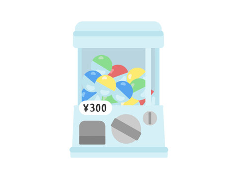 300円のカプセルトイ・ガチャガチャのイラスト