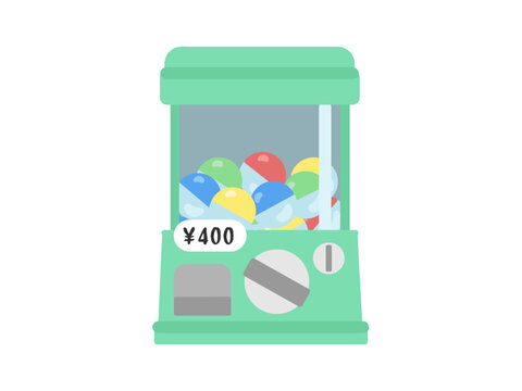 400円のカプセルトイ・ガチャガチャのイラスト