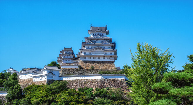 Exterior of Himeji Castle, Himeji, Hyogo Prefecture, Japan
