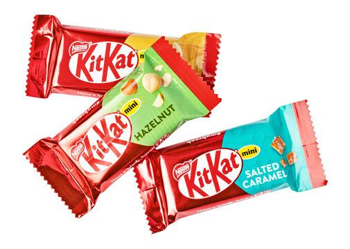 Kitkat mini bars chocolate candies with different flavors