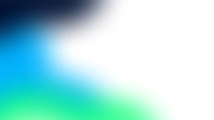 Naklejka premium Minimal abstract element of blue and green gradient waves with grainy texture