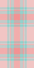 Fototapeta premium Brand plaid seamless texture, american textile vector check. Suite pattern tartan background fabric in light and red colors.