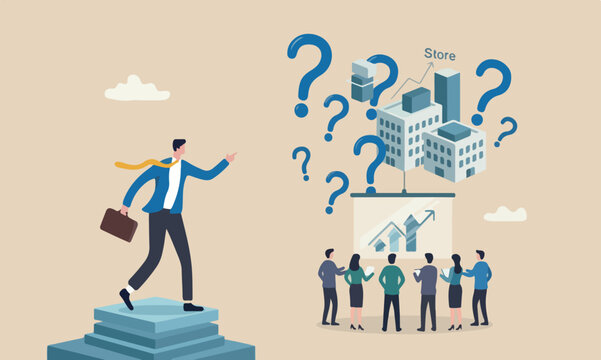 Build business meeting teams together minimal shading bigger one fall extension concept, ambitious businessman build up store on top of company stack