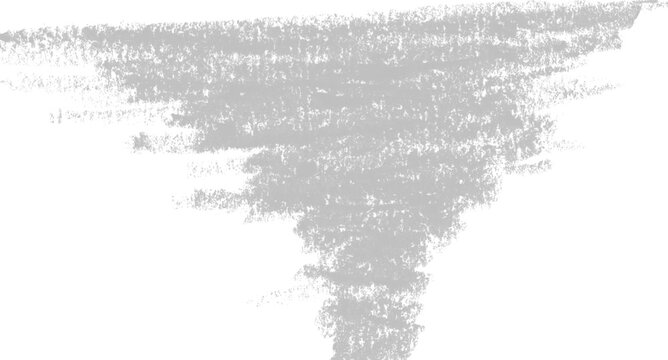 Gray tornado with transparent background and textured effect in the middle
