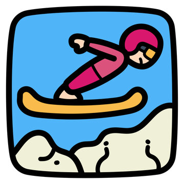 Ski Jumping illustration