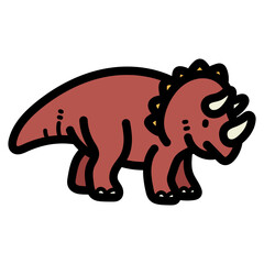triceratops illustration © smalllike