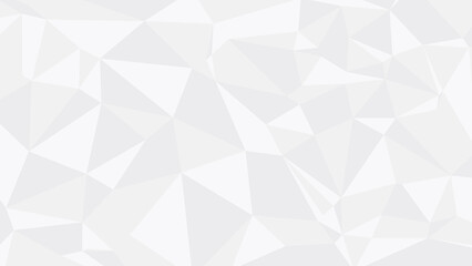 Fototapeta premium Abstract Low Poly Geometric Background Minimal Light Gray Triangle Polygon Texture Modern Clean Design for Business Presentation Backdrop