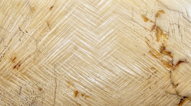 Close up of ancient mammoth tusk texture with natural lines and cracks.