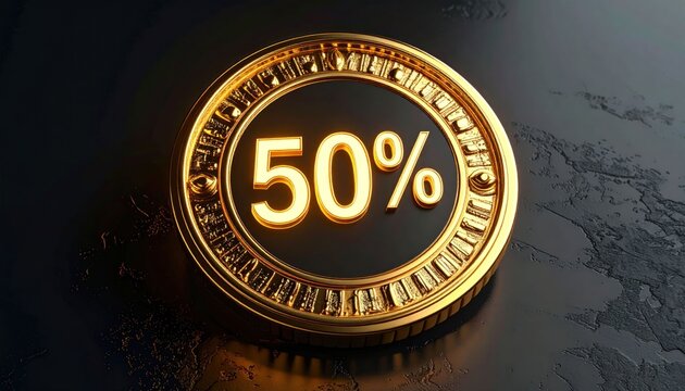 50 percent gold