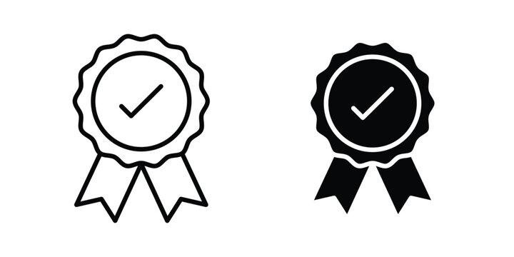 Certificate icon UI vector. Vector icon set.