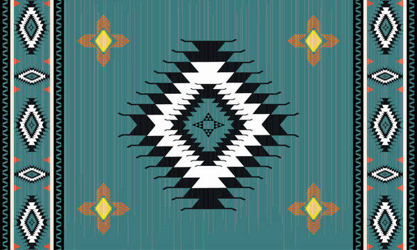 Exotic Moroccan carpet background for luxury interior concept