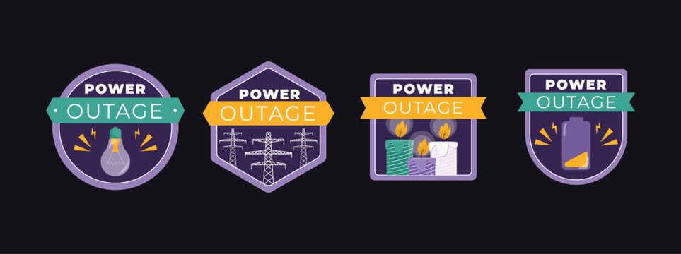 Power Outage Badge Set