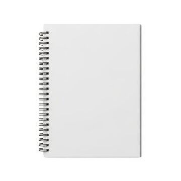 A blank spiral-bound notebook ready for writing or note-taking