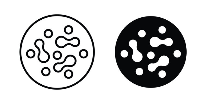 Microorganism icon UI vector. Vector icon set.