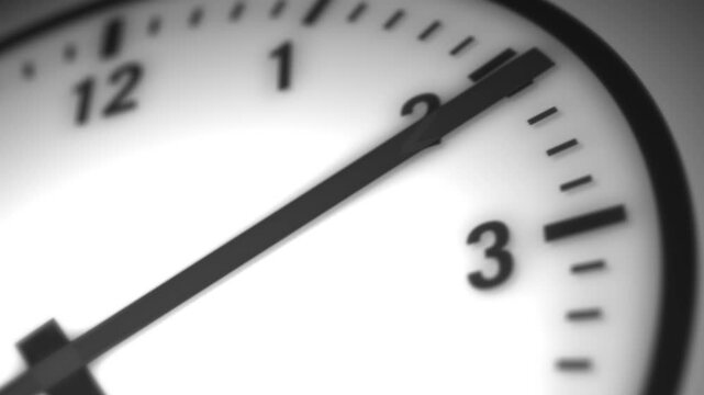 Numerical Clock Time Lapse Background Loop