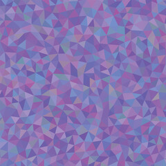 Obraz premium Geometric mosaic background, purple pink blue triangles, abstract polygonal pattern, colorful texture