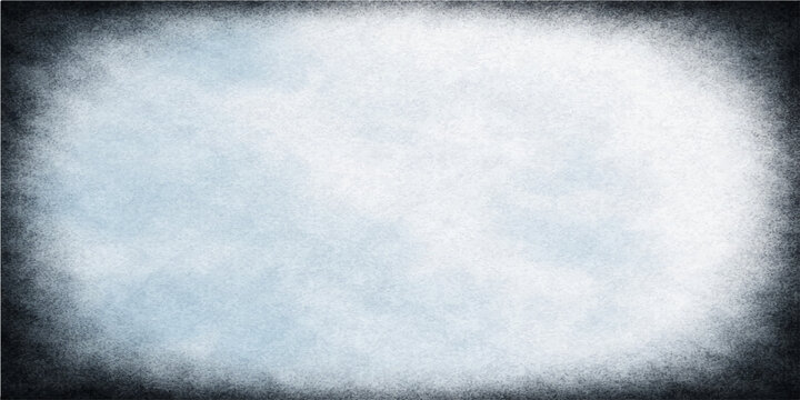 Old gray grunge metal and paper texture backgrounds feature an abstract blue ice pattern with a cold winter frost surface and dirty weathered wall details