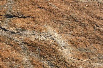 Naklejka premium Rock texture with rugged surface and irregular mineral shapes 