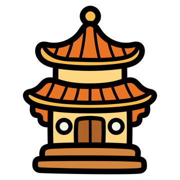temple illustration