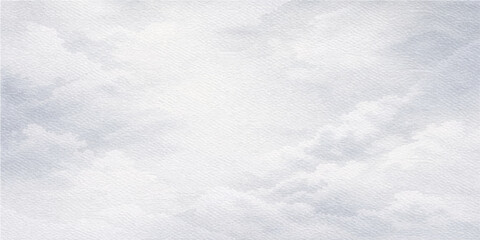 Fluffy white clouds drift across a beautiful clear blue sky on a sunny summer day, creating a bright nature cloudscape with a soft light texture in the atmosphere © alien