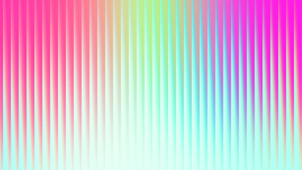 Fototapeta premium Abstract vertical ribbed background showcasing a luminous gradient from bright yellow and orange to soft pastel blue and lilac, evoking a cheerful and airy atmosphere.