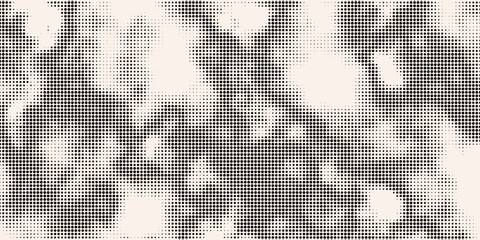 Fototapeta premium isolated background black polka dot grunge texture. Abstract small polka dot pattern. Vector