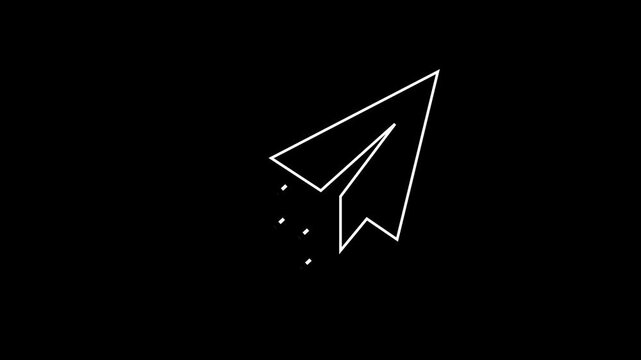 Minimal and clean rocket launch icon animation designed for modern UI and mobile applications. Smooth and professional motion graphics element.