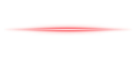 Creative red flare light laser beam ray effect isolated PNG © Api Artworks