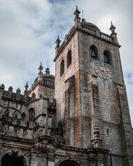 Fototapeta premium Sé do Porto (Porto Cathedral) in Porto, Portugal