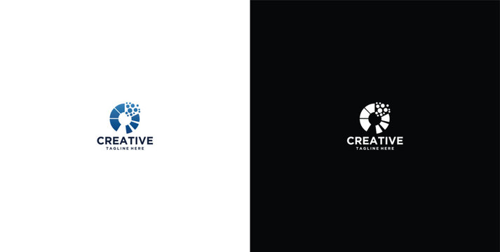 technology design logo for big data analytics company