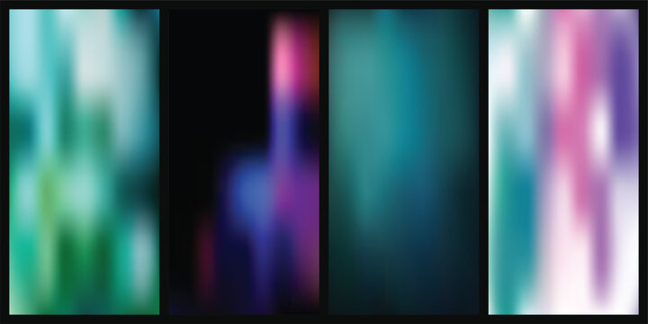 Abstract background with stripes. Minimal fluid design collection. Color mesh effect for brochure, poster or flyer