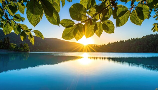 Lake sunlight