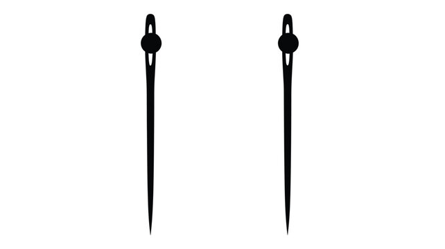 Two black gate posts stand against a bright white backdrop silhouette
